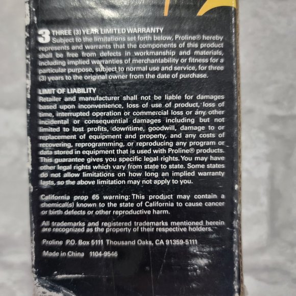 Proline GMS20 Music Stand Black, New Expandable‎ Easy Transport Black - Picture 9 of 9